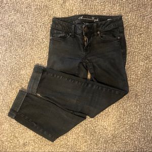 American Eagle black skinny jeans